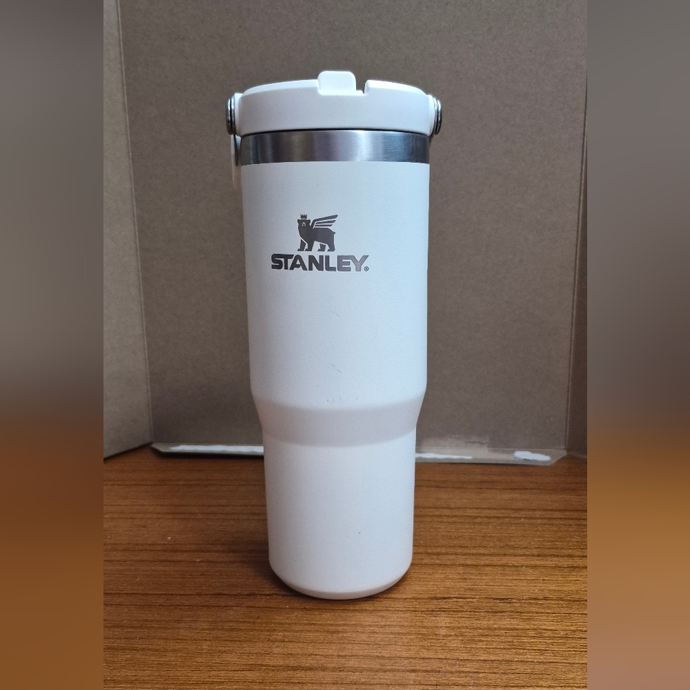 Stanley White 30oz Travel Mug Used
